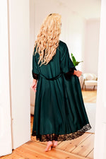 Sumatra Grace badekåpe - Kalimo til dame fra MS StyleHaven, laget av Elastan; polyester, farge Grønn, størrelse S, med sleeveless ermer, perfekt til casual; dress