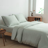 Tweepersoons Beddengoedset Xxl - Sage Green