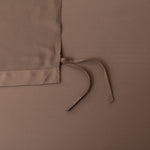 Eenpersoons Beddengoedset - Coffee Brown