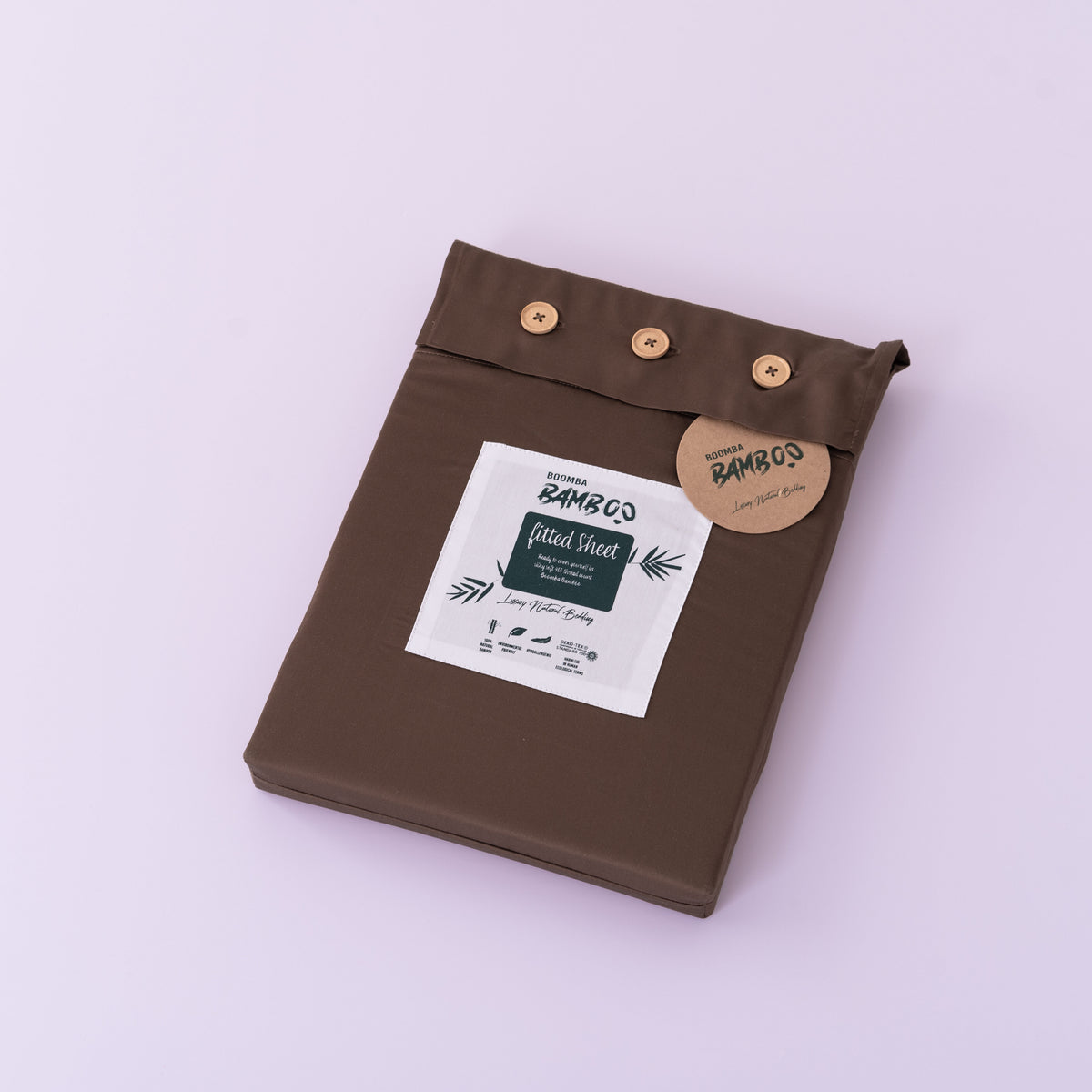 Eenpersoons Beddengoedset Xl - Coffee Brown