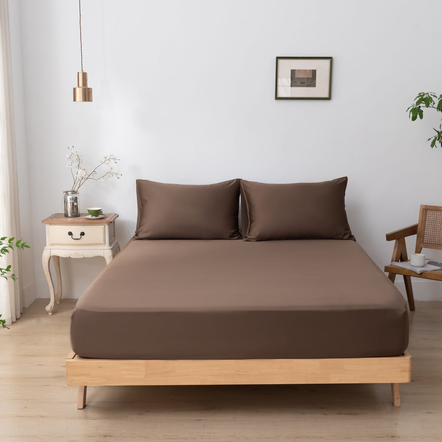 Hoeslaken - Coffee Brown - Premium