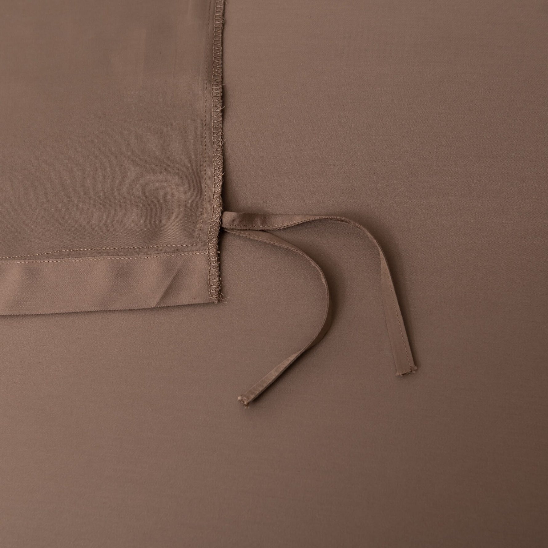 Eenpersoons Beddengoedset Xl - Coffee Brown