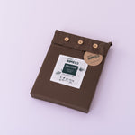 Eenpersoons Beddengoedset - Coffee Brown