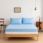 Hoeslaken (Topdekmatras) - Sky Blue - Premium