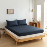 Hoeslaken (Topdekmatras) - Space Blue - Premium